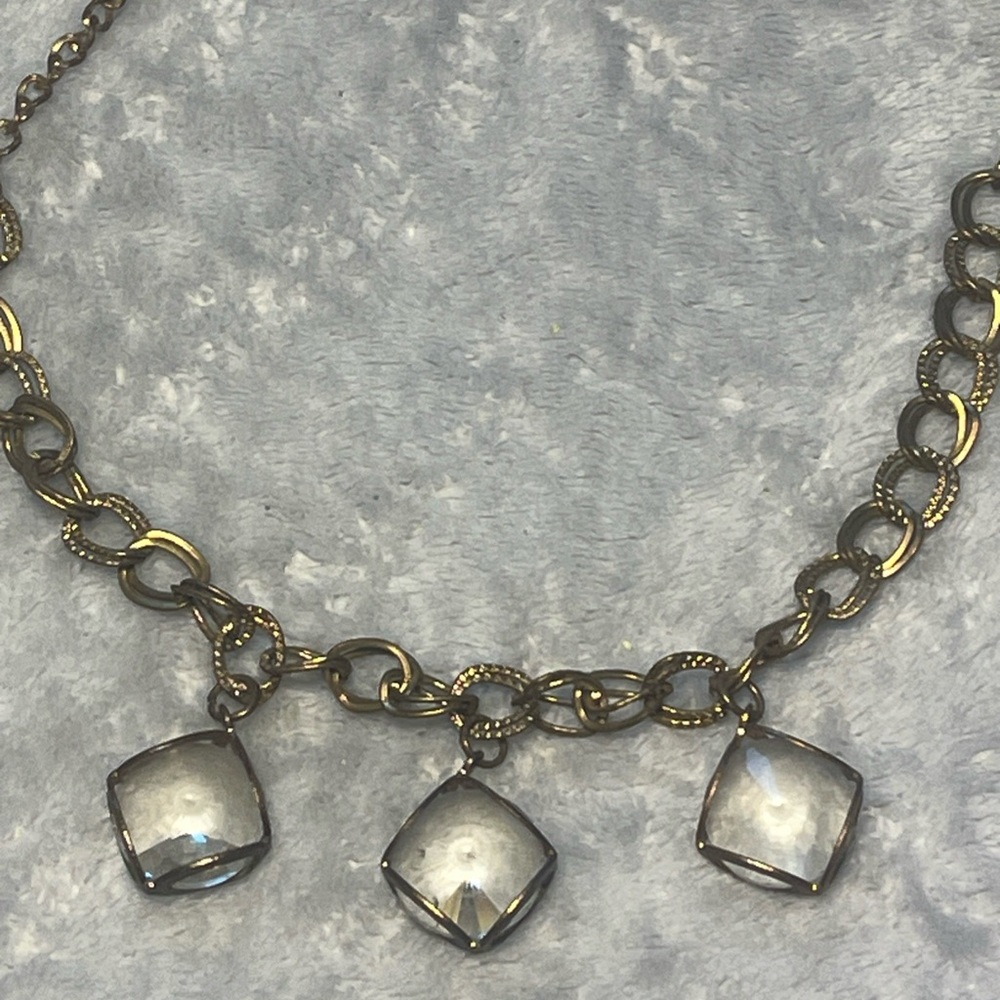 Dots Gold and Silver Necklace with Elegant Chain Design